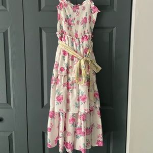 LoveShackFancy x Target Elise Tiered Rose Dress